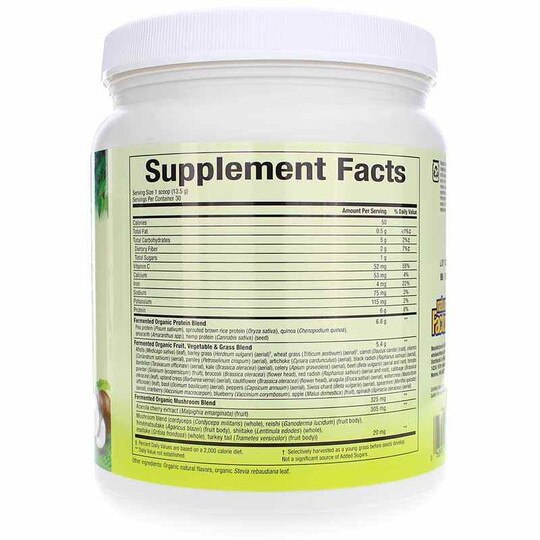 Whole Earth & Sea Fermented Greens Tropical, NF